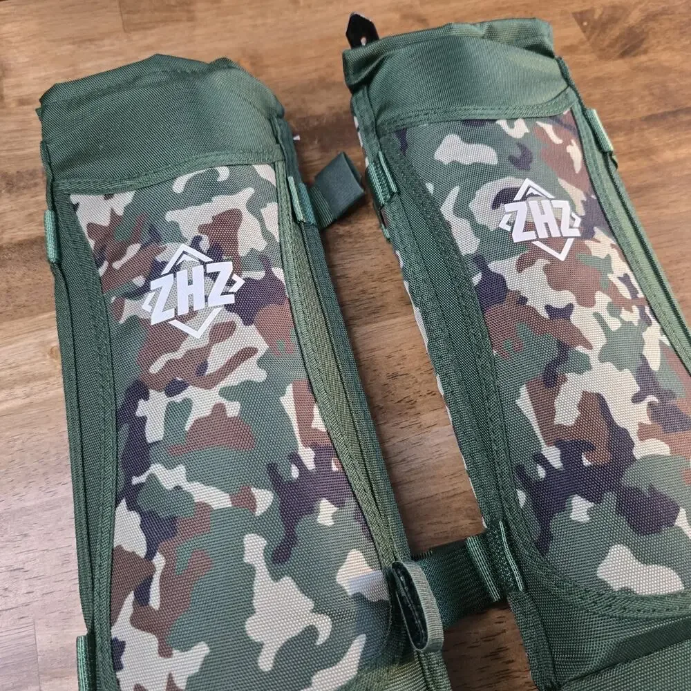 ZHZ Snake Gaiters Waterproof Adjustable Leg Chaps Army Green NEW